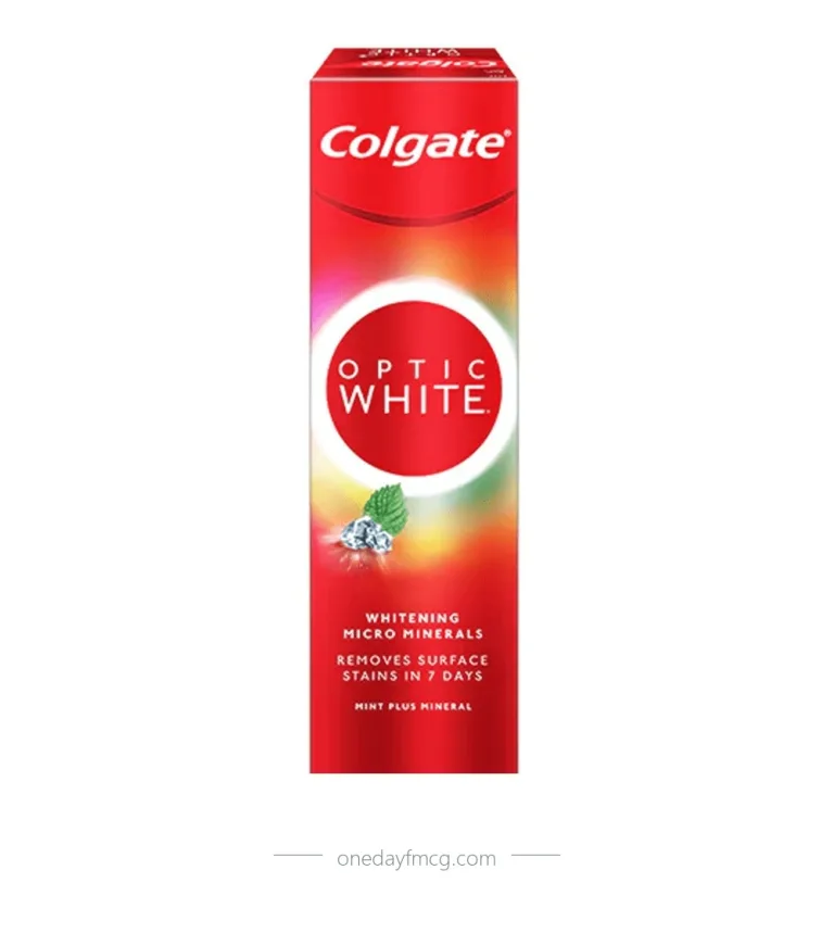 Colgate Optic White Toothpaste Mint Plus Mineral 100g x 48 tubes