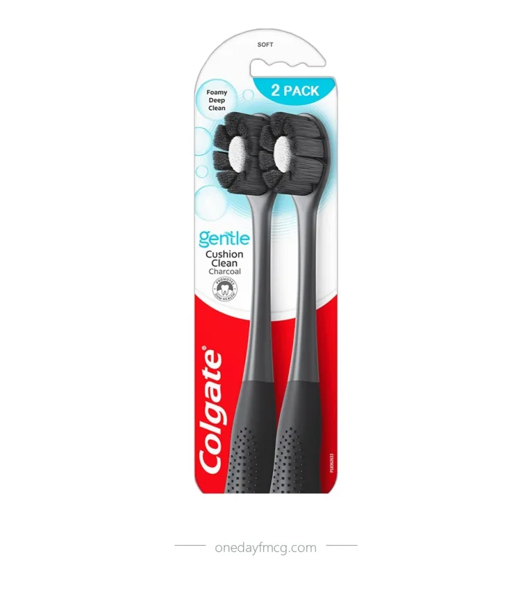 Colgate Toothbrush Gentle Cushion Clean Charcoal Pack 2