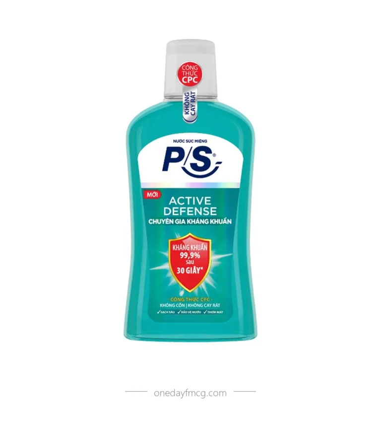 P/S Mouthwash Active Defense 500mL x 12 bottles