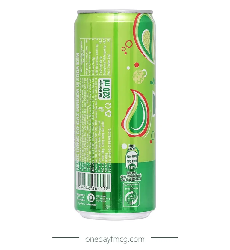 Mirinda Soda Cream Flavored Soft Drink 320mL