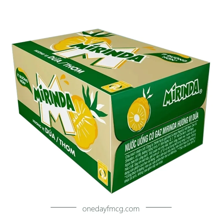 Mirinda Pineapple Flavored Soft Drink 390mL