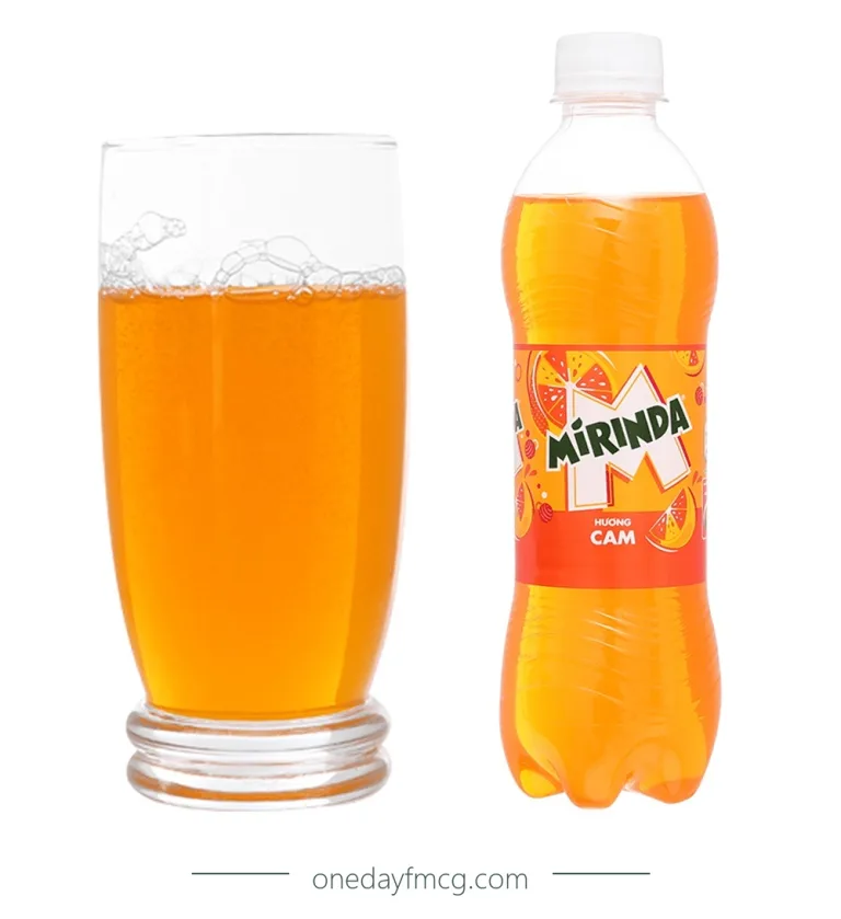 Mirinda Orange Flavored Soft Drink 390mL