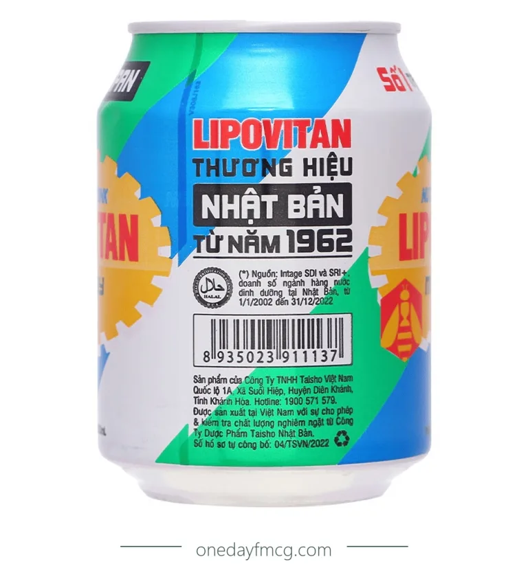 Lipovitan Energy Drink Honey 250mL