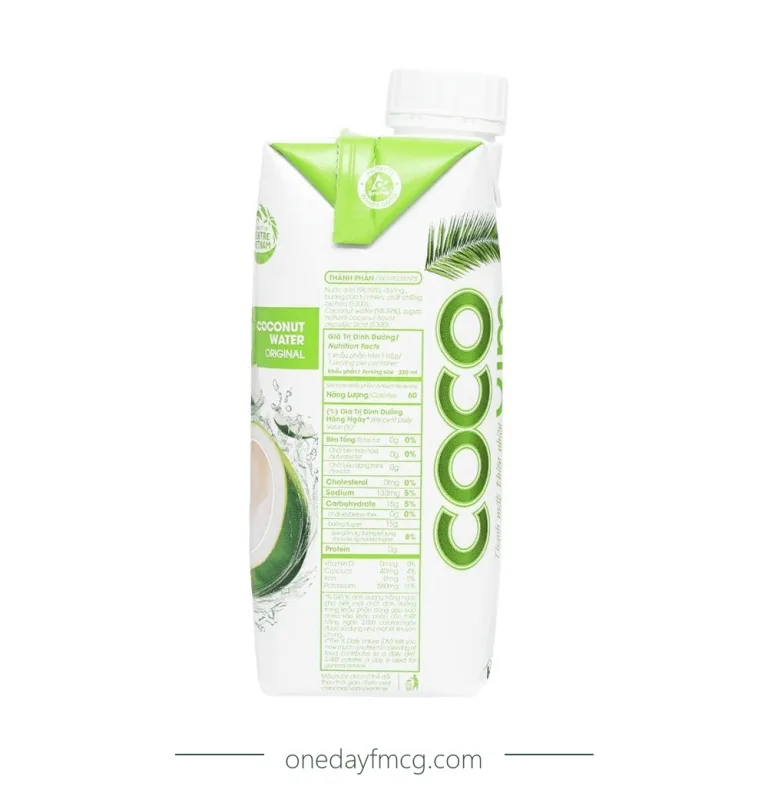 Cocoxim Original Coconut Water 330mL x 12 boxes