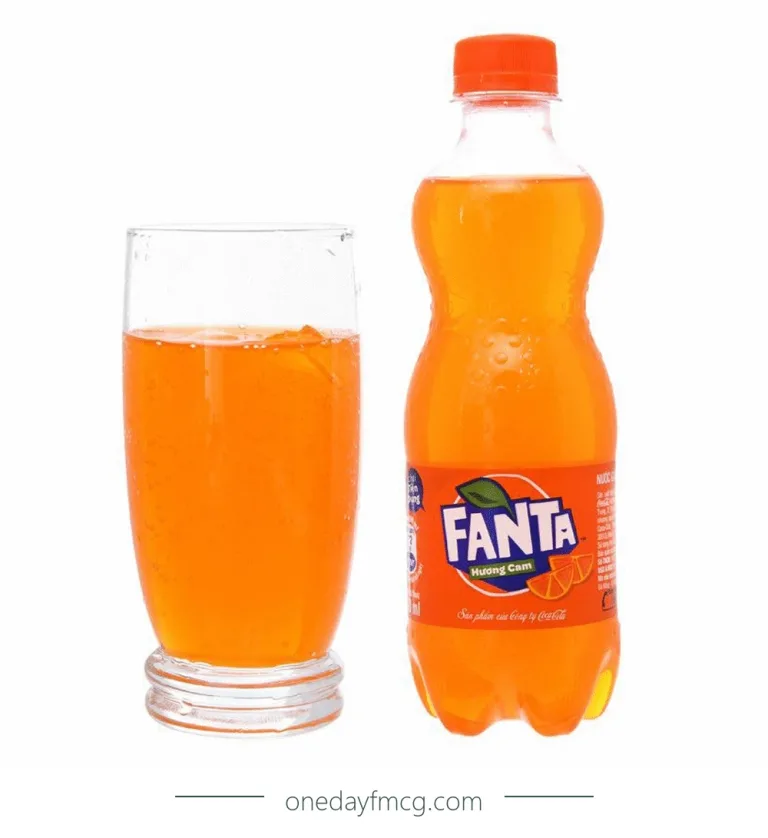 Fanta Orange Flavored Soft Drink 390mL