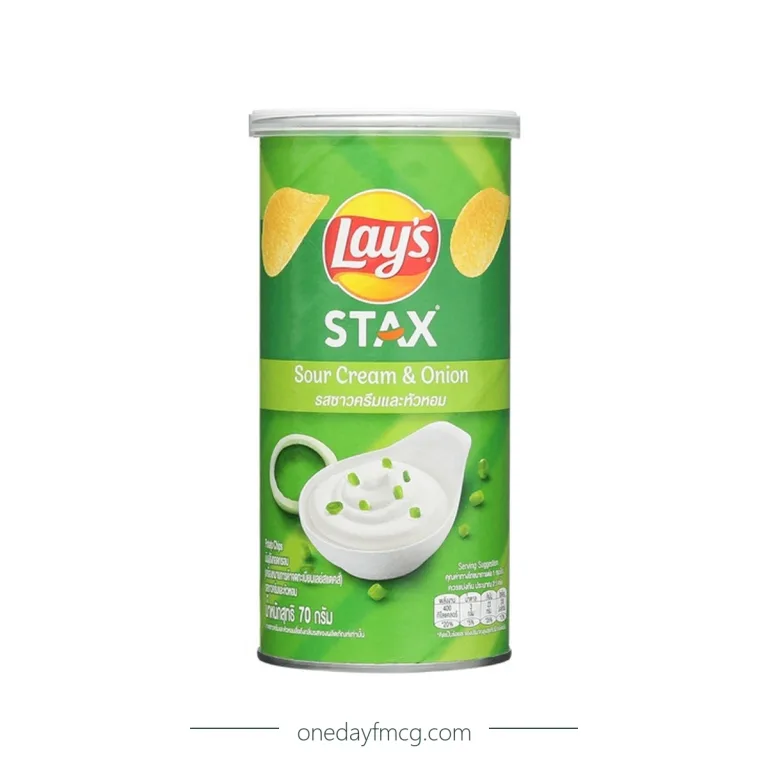 Lay's Stax Sour Cream & Onion Flavored Potato Chips 70g
