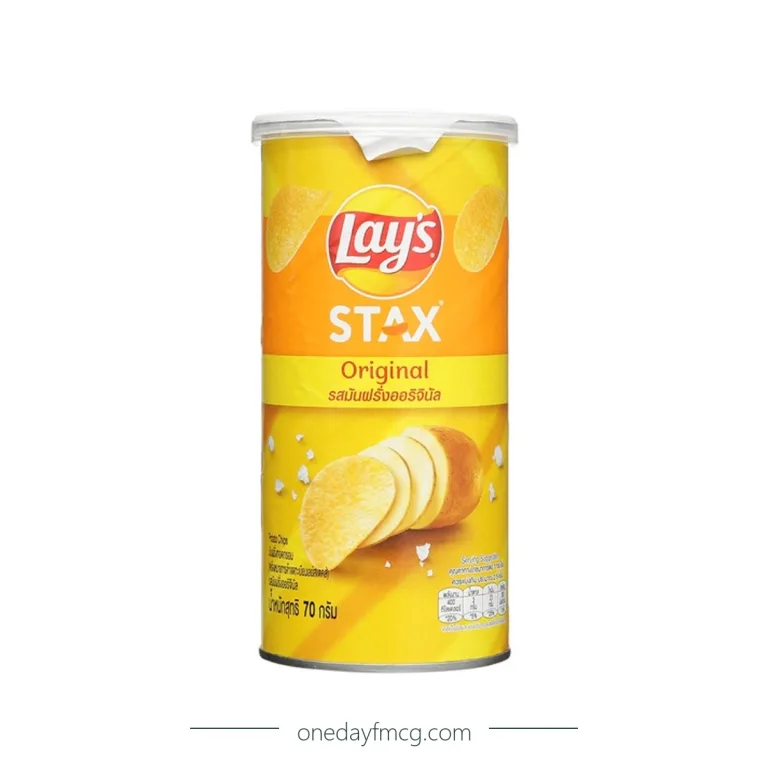 Lay's Stax Natural Classic Flavored Potato Chips 70g