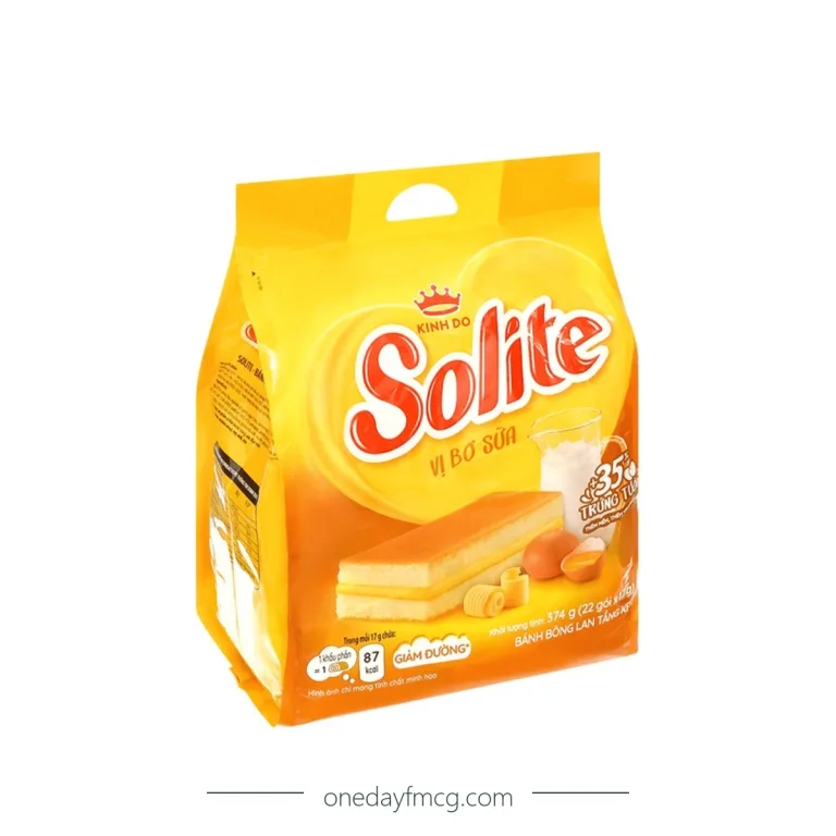 Solite Layers Sponge Cake Milk & Butter Flavor 374g