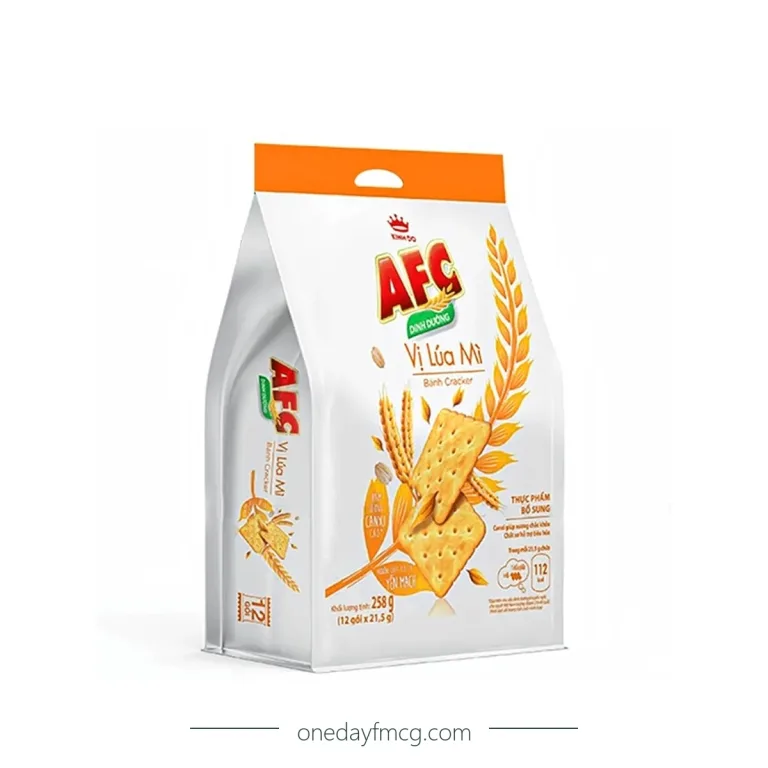 AFC Crunchy Crackers Wheat Flavor 258g x 16 bags