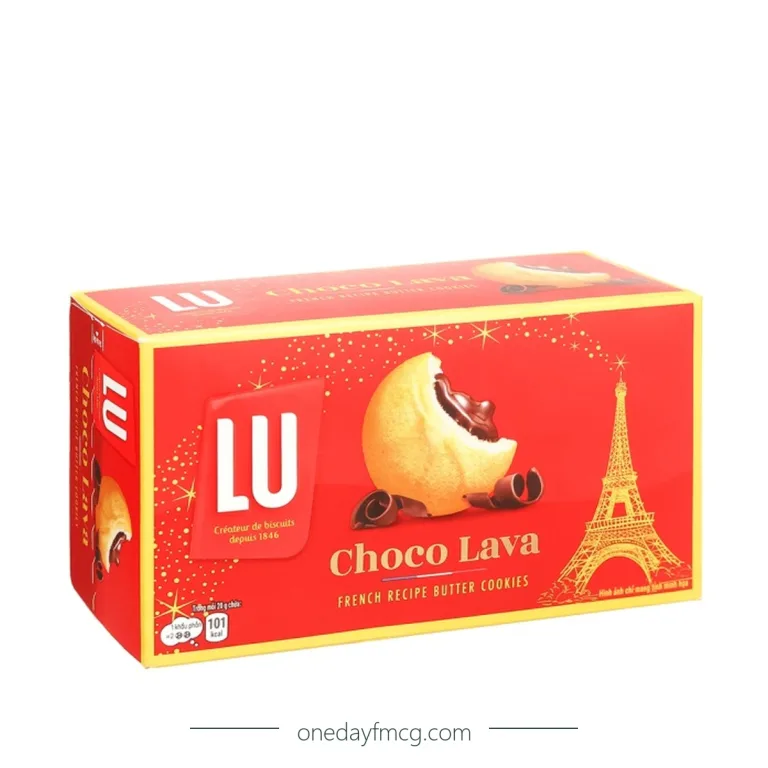 Lu Choco Lava Butter Cookies Filled Chocolate Cream 120g