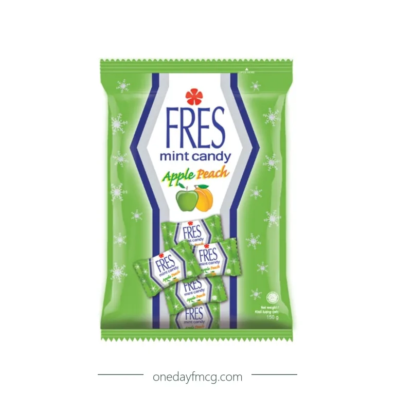 The FRES BARLEY Mint Apple Peach Hard Candy 150g