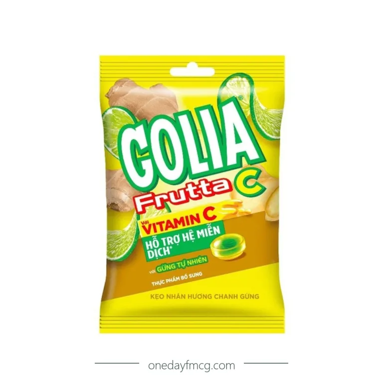 Golia Frutta C Hard Candy With Lemon Ginger Syrup 95.7g x 45 bags