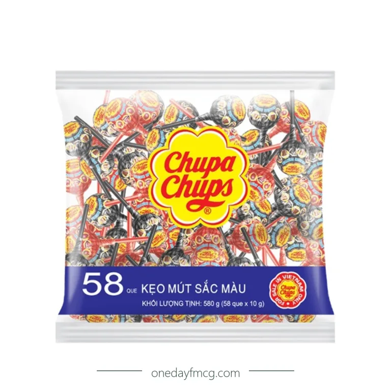 Chupa Chups Lollipop Tongue Painter 539.4g (9.3g x 58 sticks) x 18 pouches