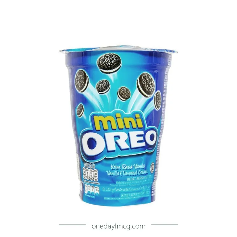 Mini Oreo Original Chocolate Sandwich Cookies With Vanilla Flavored Cream 61.3g
