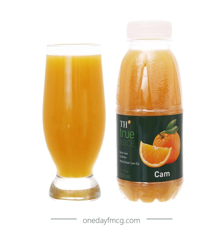 TH True Juice Orange 350ml x 24 bottles