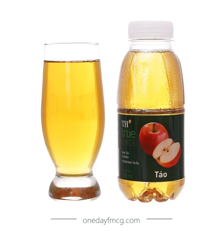 TH True Juice Apple 350ml x 24 bottles