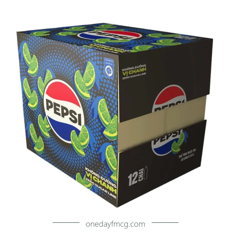 Pepsi Cola Zero Calories Lime Soft Drink 1.5L