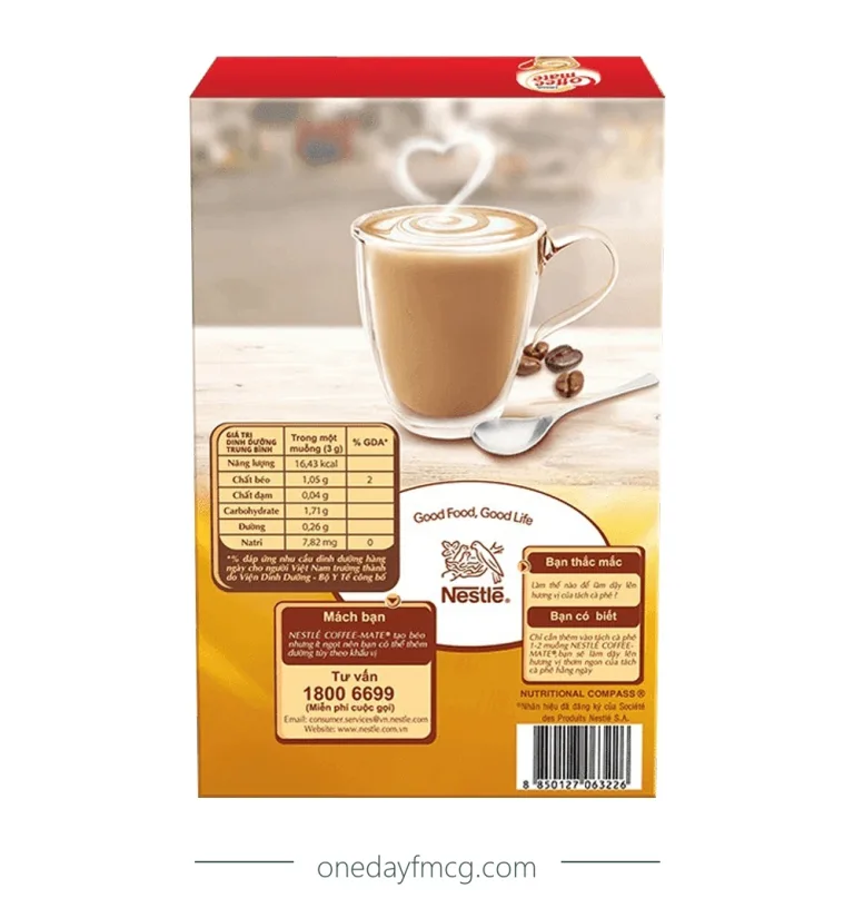 Nestlé Coffee-mate Coffee Creamer 450g x 24 boxes