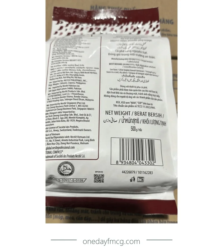 Nescafé Whole Roasted Beans Intenso 500g