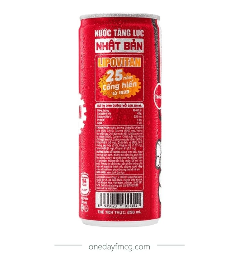 Lipovitan Energy Drink Tongkat Ali 250mL