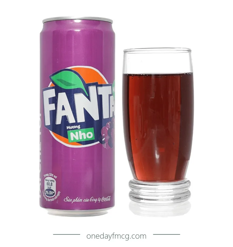Fanta Grape Flavored Soft Drink 320mL