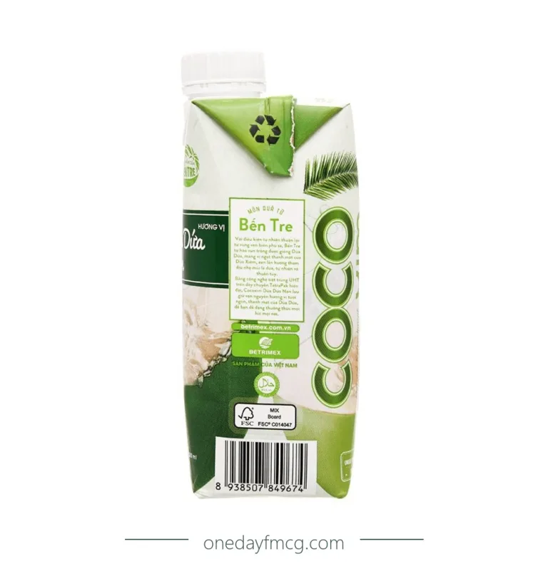 Cocoxim Pandan Coconut Water 330mL x 12 boxes