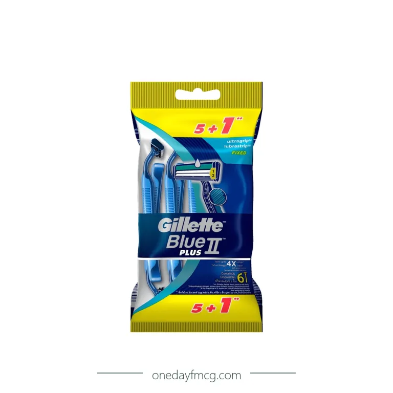 Gillette Razor Blue 2 Plus (5+1) x 12 packs x 12 boxes