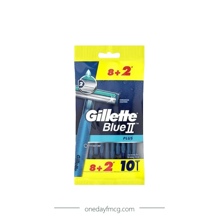 Gillette Razor Blue 2 Plus (8+2) x 12 packs x 6 boxes