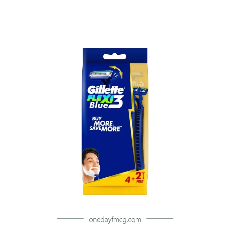 Gillette Razor Blue 3 Flexi (4+2) x 6 packs x 12 boxes