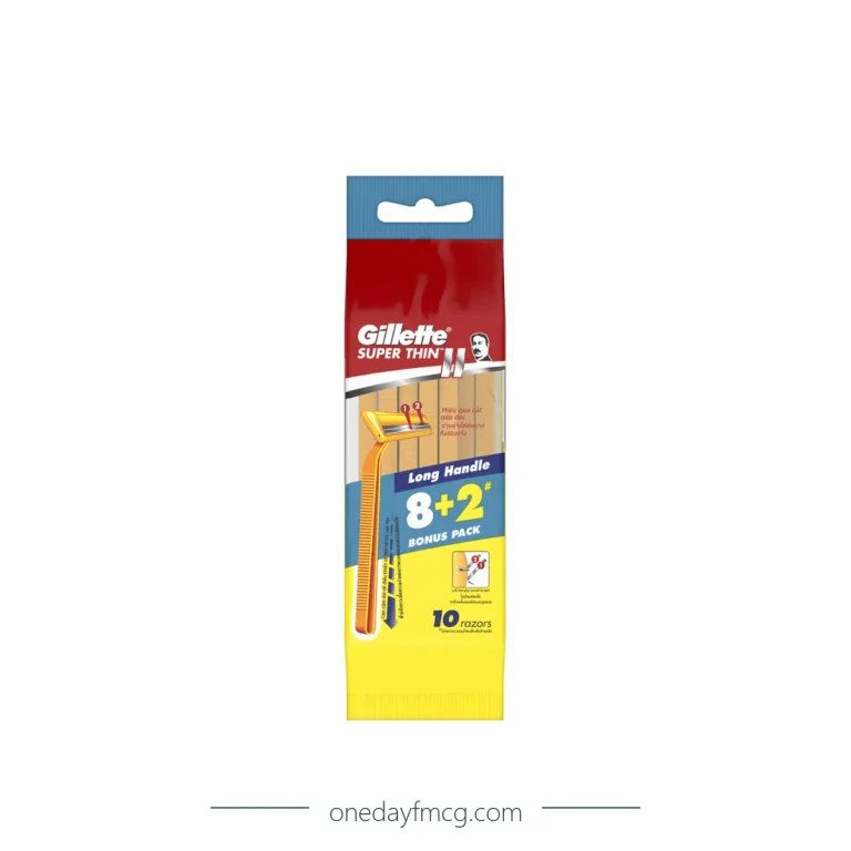 Gillette Razor Super Thin 2 (8+2) x 12 packs x 6 boxes
