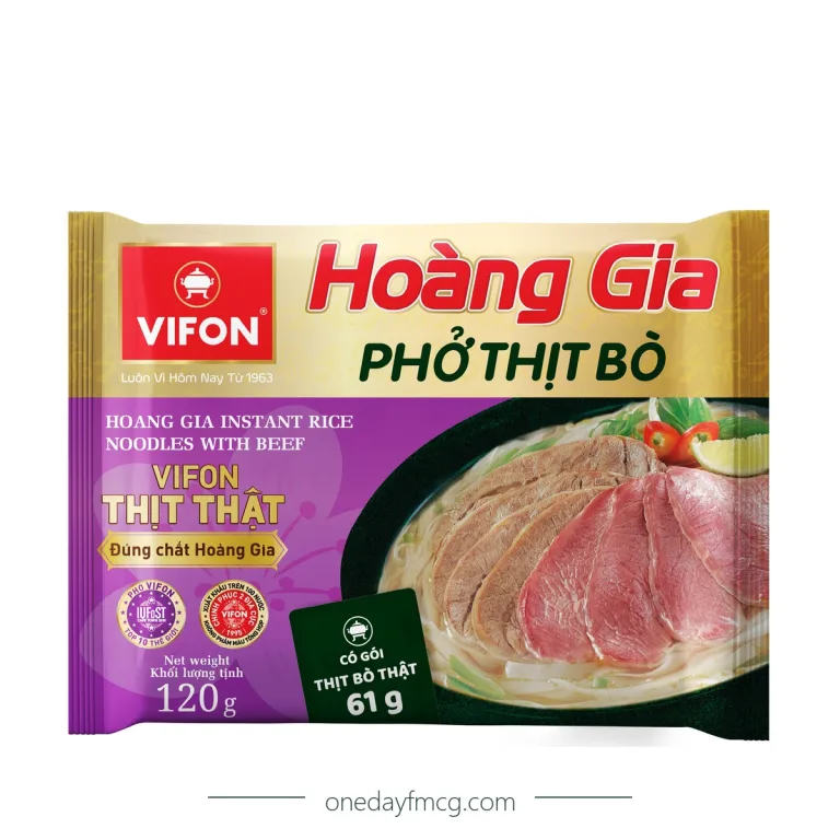 VIFON Hoàng Gia Phở Thịt Bò 120g