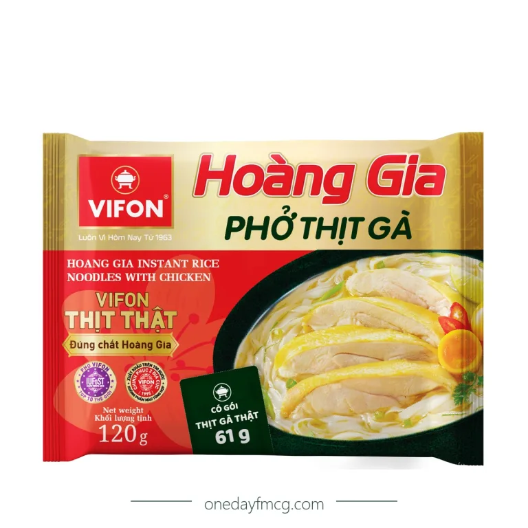 VIFON Hoàng Gia Phở Thịt Gà 120g