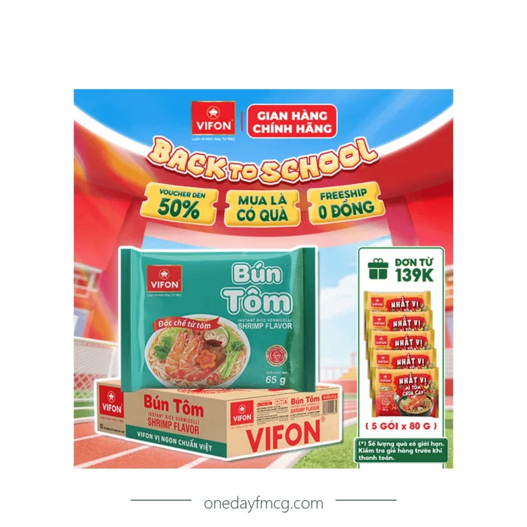 VIFON Bún Tôm 65g