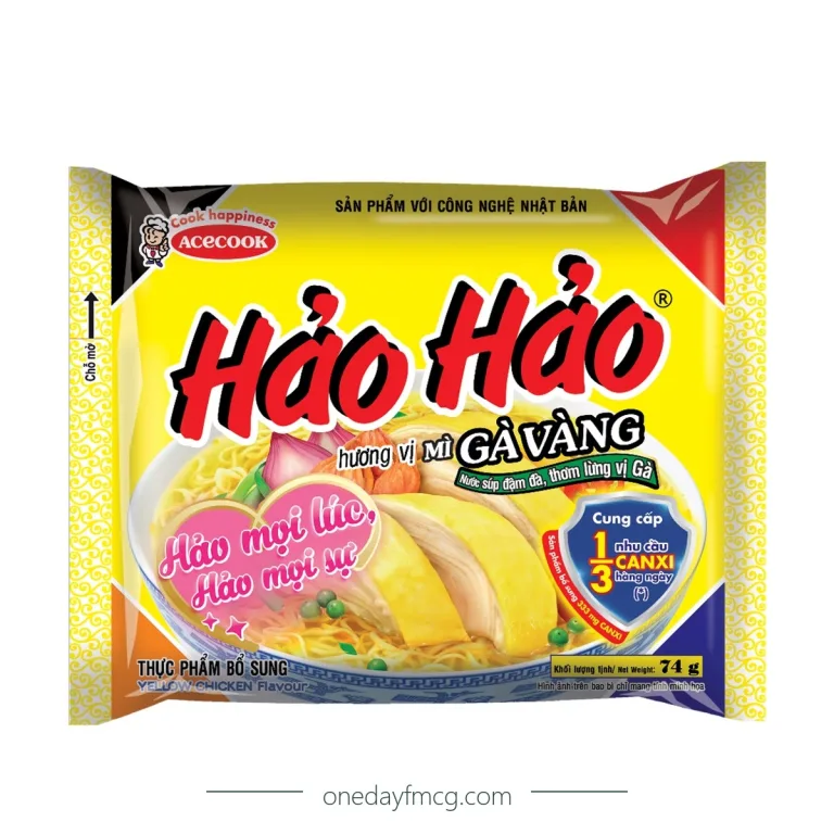 Hảo Hảo Hương Vị Mì Gà Vàng 74g