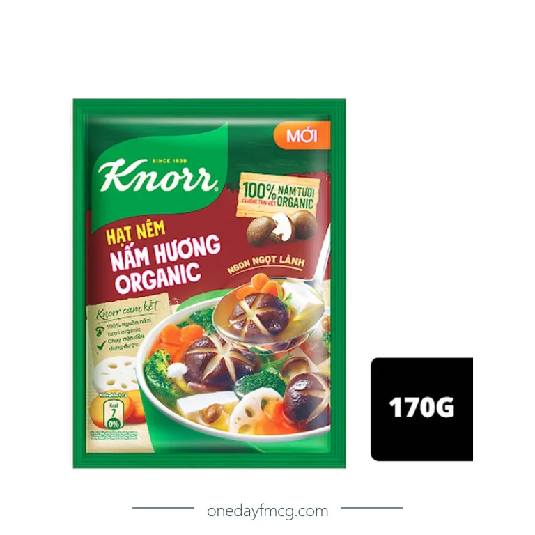 Hạt nêm chay Knorr nấm hương 170g