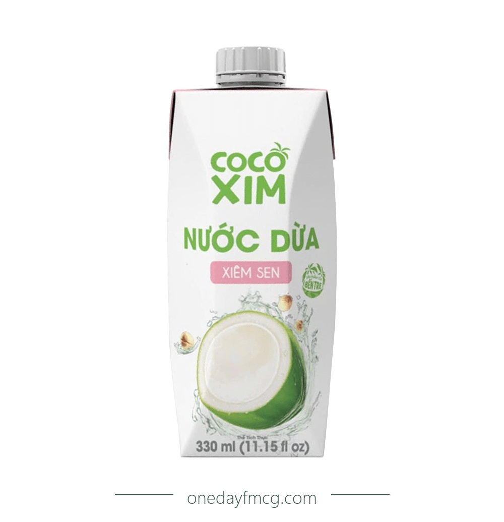 Cocoxim Lotus Seed Coconut Water 330mL x 12 boxes