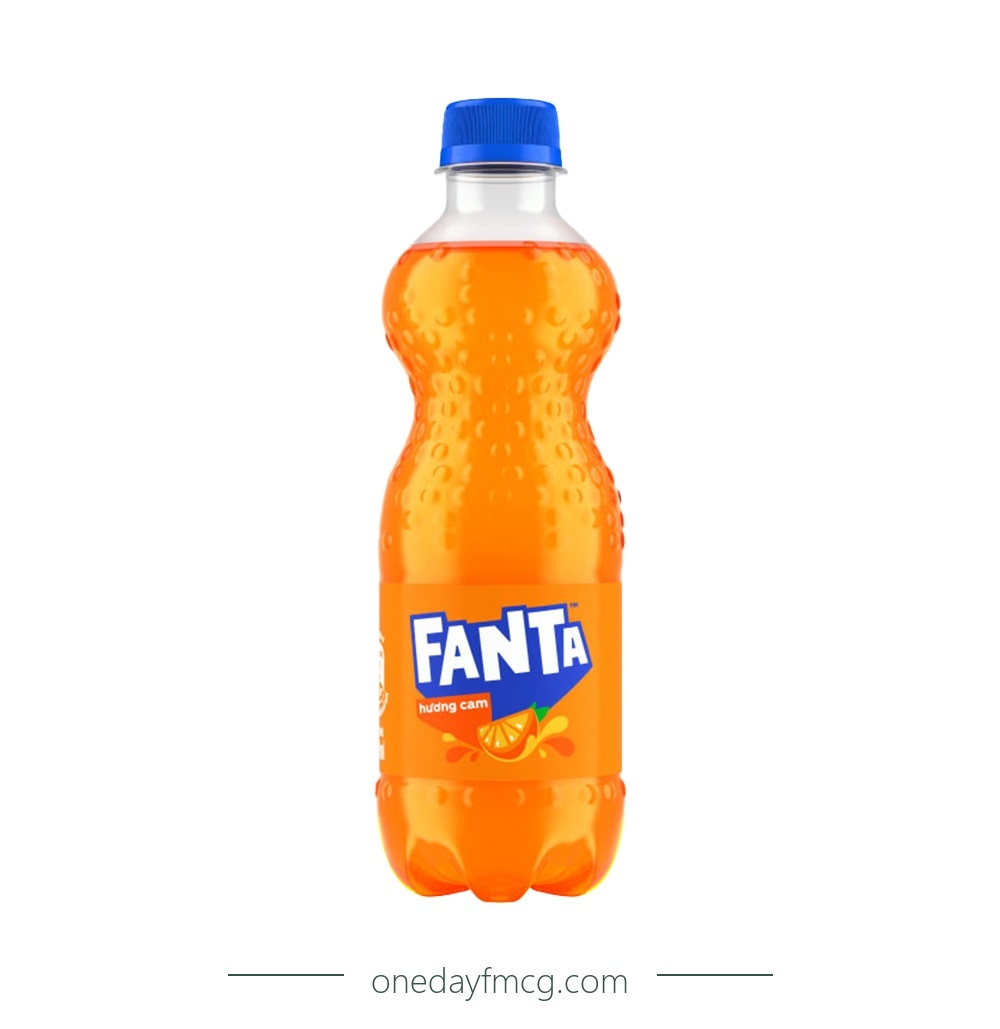 Fanta Orange Flavored Soft Drink 390mL