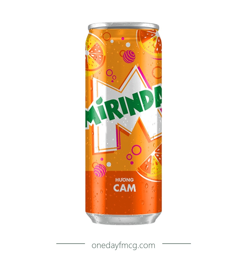 Mirinda Orange Flavored Soft Drink 320mL