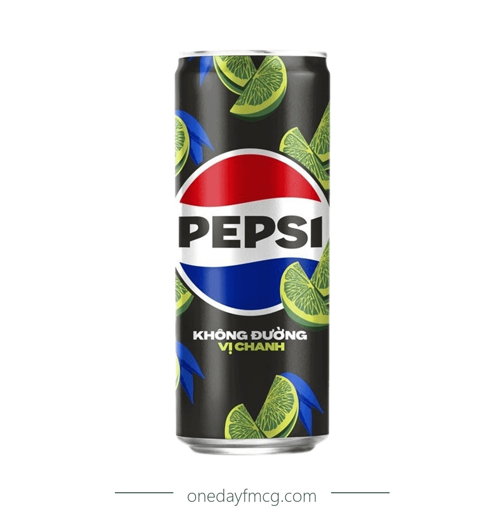 Pepsi Cola Zero Calories Lime Soft Drink 320ml