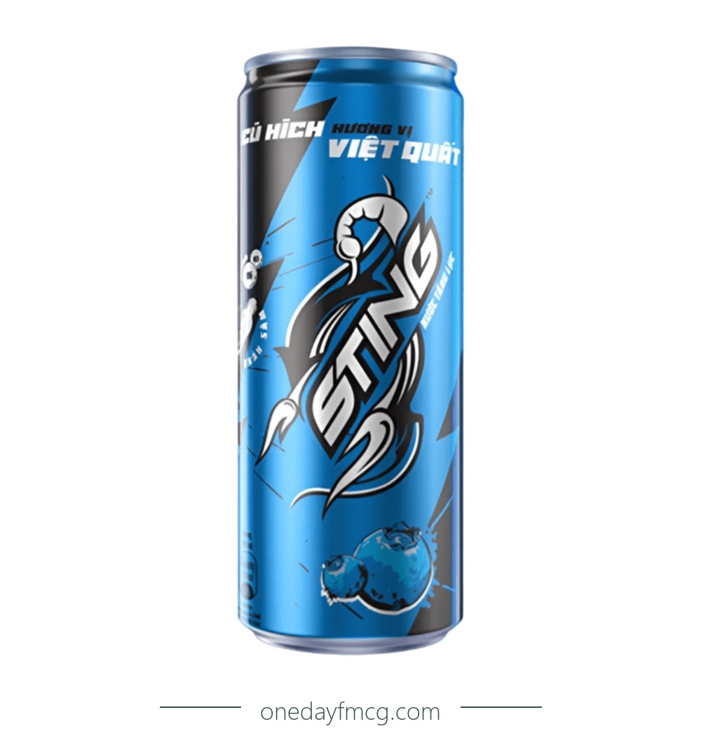 Sting Energy Drink Blueberry 320mL