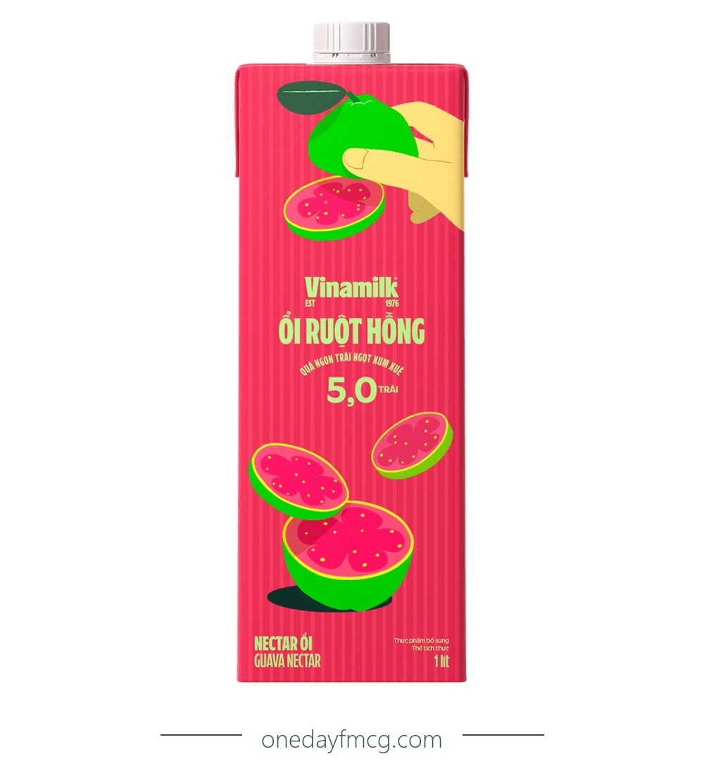 Vinamilk Guava Juice 1L x 12 boxes