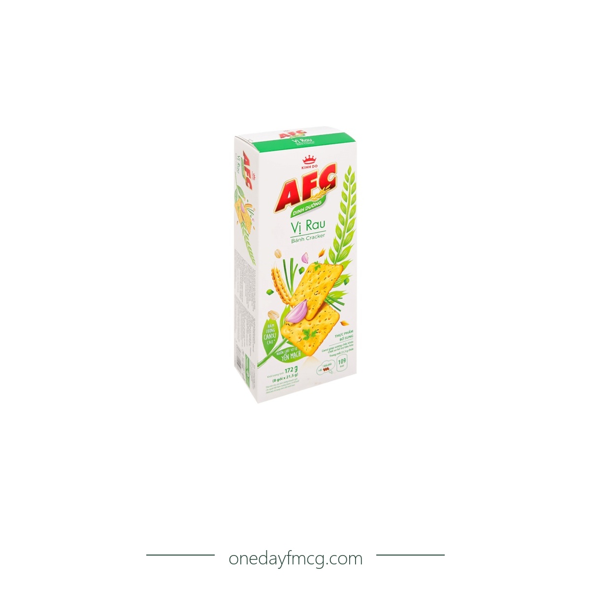 AFC Crunchy Crackers Vegetable Flavor 172g x 16 boxes