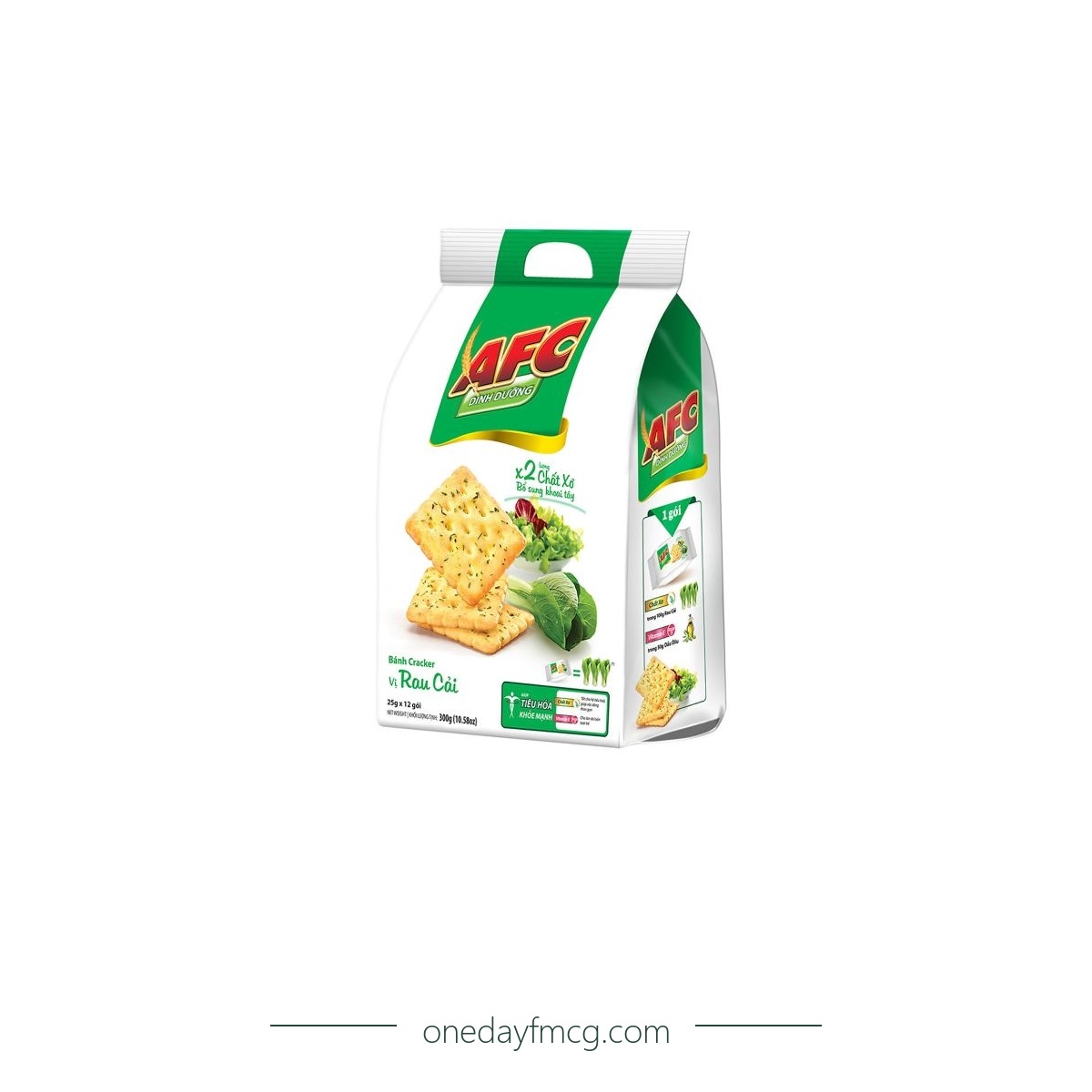 AFC Crunchy Crackers Vegetable Flavor 258g x 16 bags