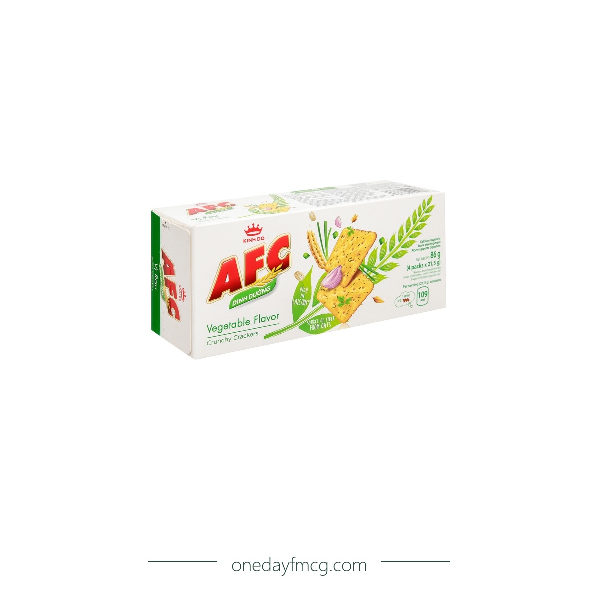AFC Crunchy Crackers Vegetable Flavor 86g x 36 boxes