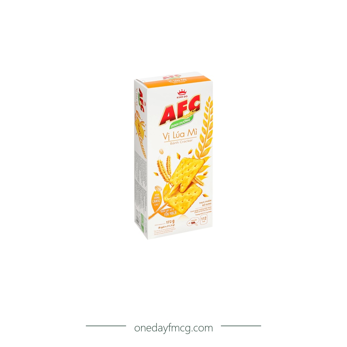 AFC Crunchy Crackers Wheat Flavor 172g x 16 boxes