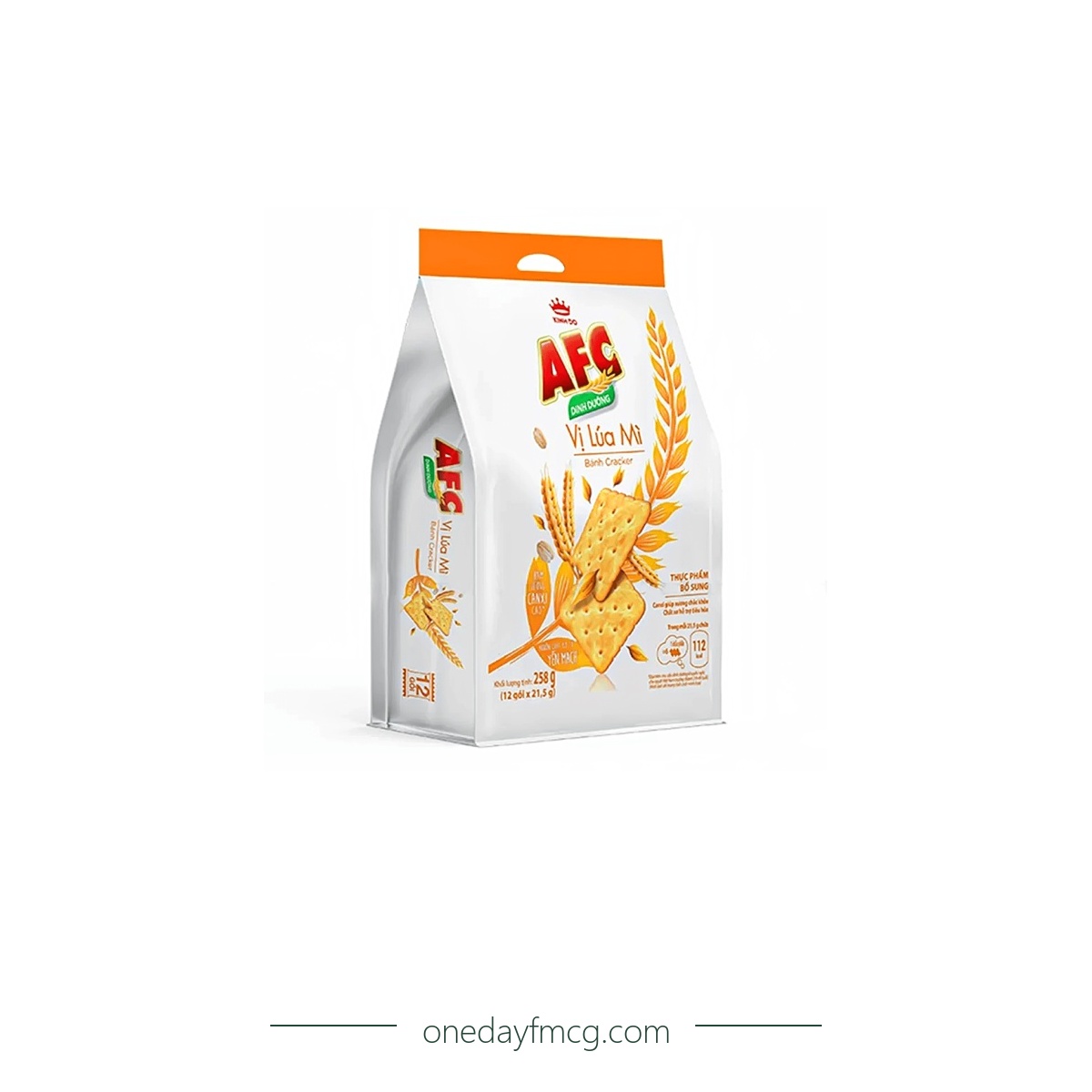 AFC Crunchy Crackers Wheat Flavor 258g x 16 bags