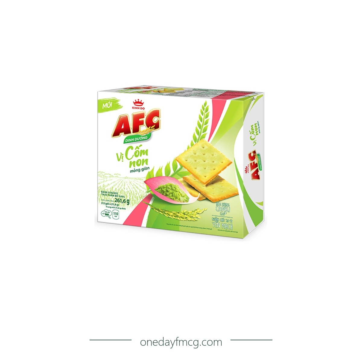 AFC Crunchy Crackers Young Rice Flavor 261.6g x 16 boxes