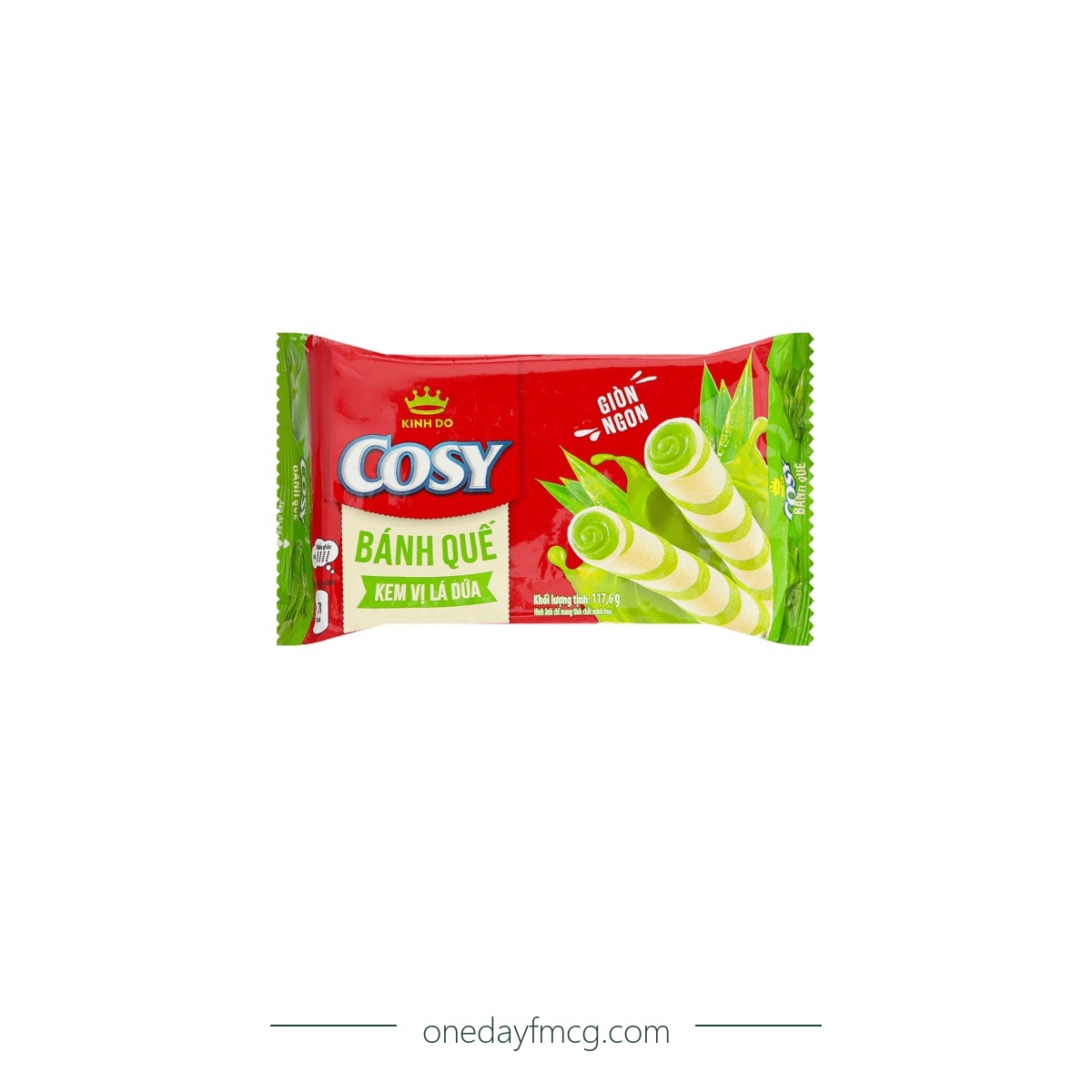 Cosy Pandan Leaves Wafer Rolls 117.6g