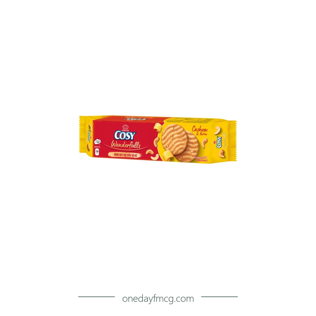 Cosy WONDERFULLS Cashew & Butter Cookies 168g