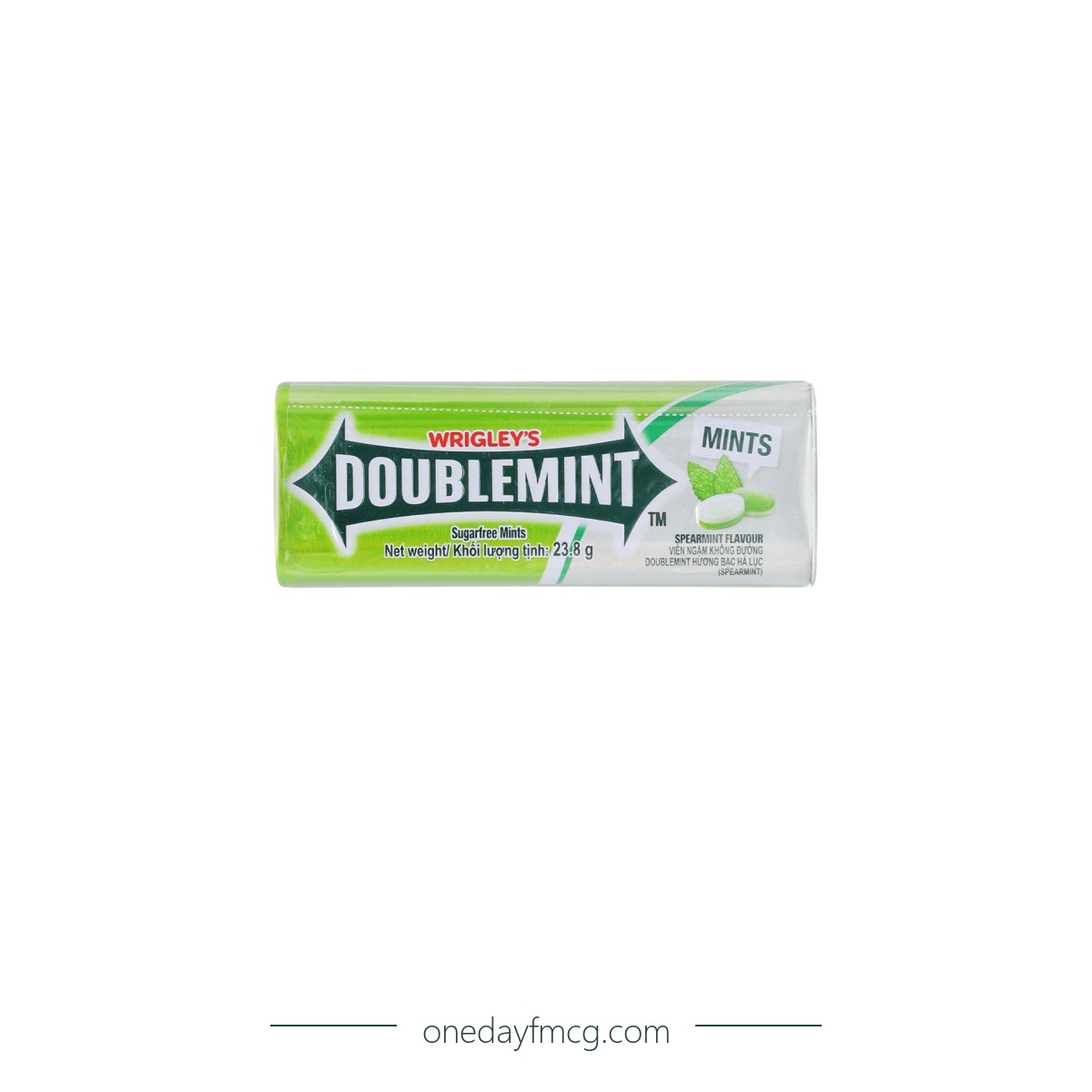 Doublemint Spearmint Flavored Sugarfree Candy 23.8g